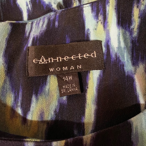 Connected Apparel Watercolor Sheath‎ Dress - Picture 8 of 9